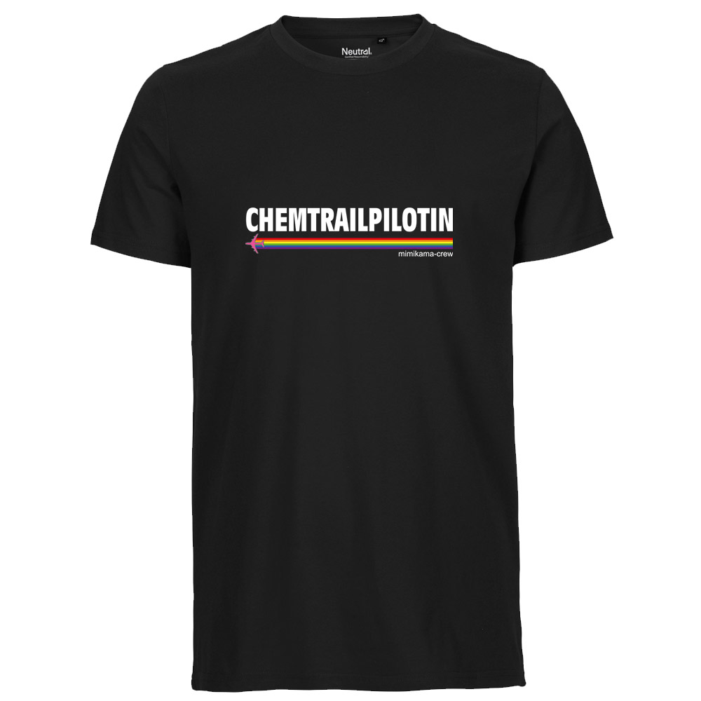 T-Shirt »Chemtrailpilotin«